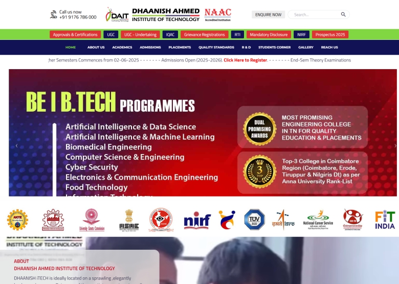 Dhaanish Ahmed Institute of Technology